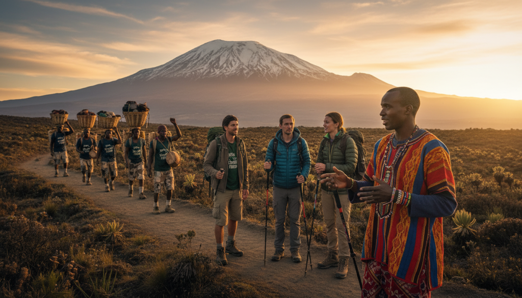 Cultural experiences with local guides on Kilimanjaro