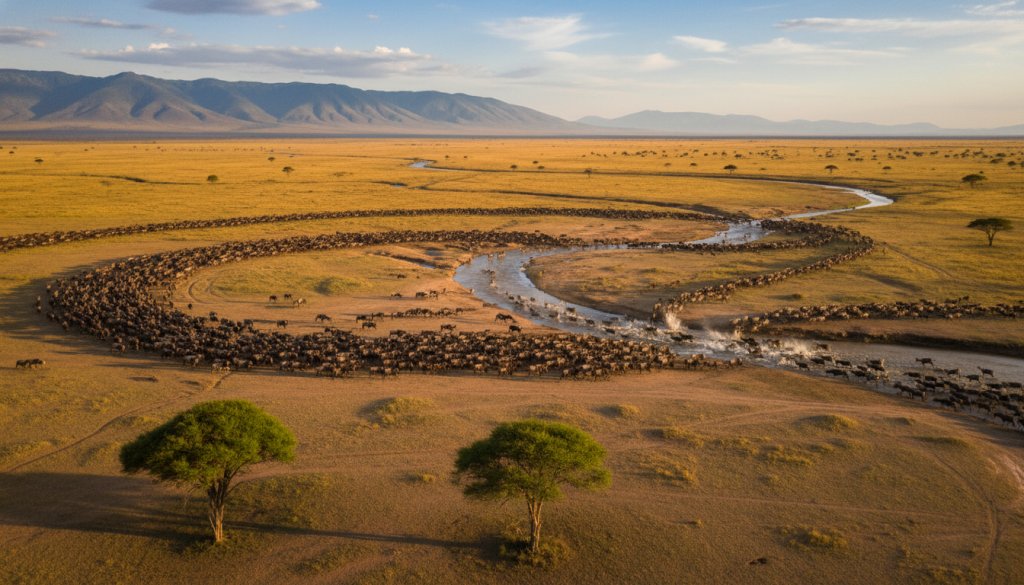 Great Migration aerial view