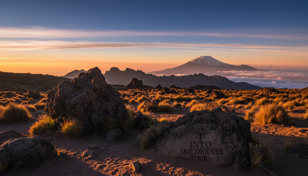 Kilimanjaro alpine desert landscape