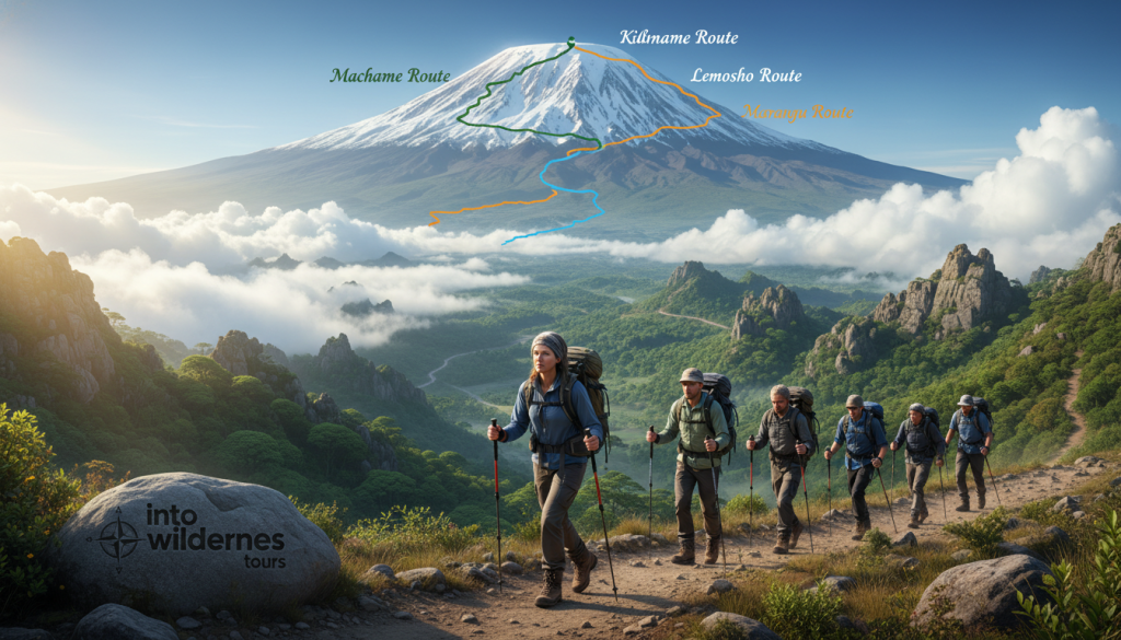 Kilimanjaro routes comparison