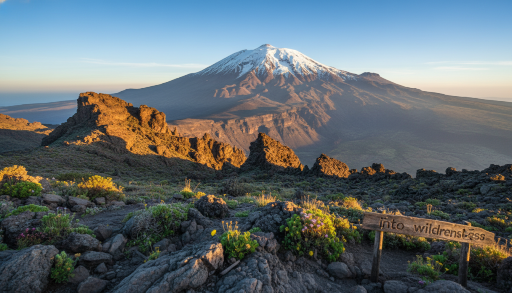Kilimanjaro's geological formations