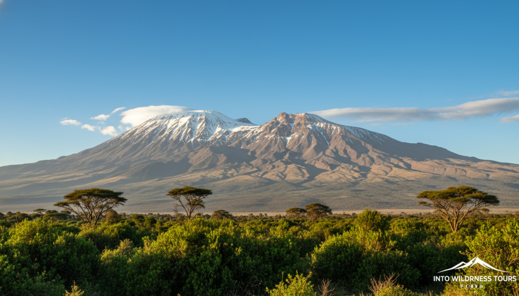 Kilimanjaro's volcanic cones