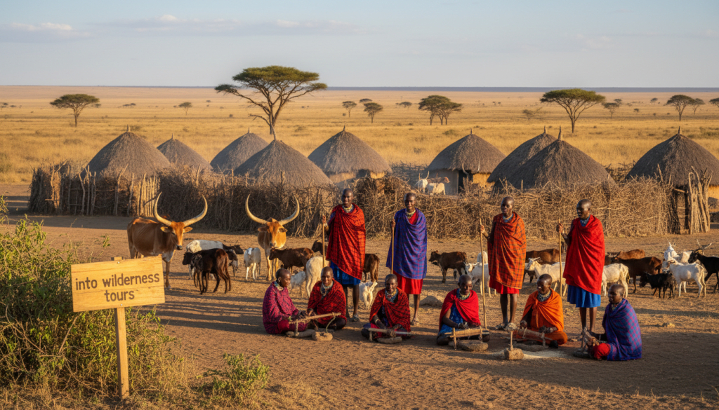 Maasai villages in Tanzania Maasai villages in Tanzania