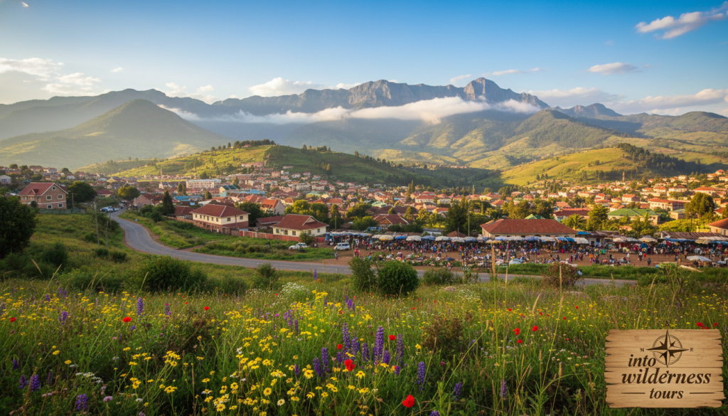 Mbeya highland city landscape Mbeya highland city landscape