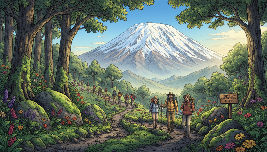 Mount Kilimanjaro trekking routes