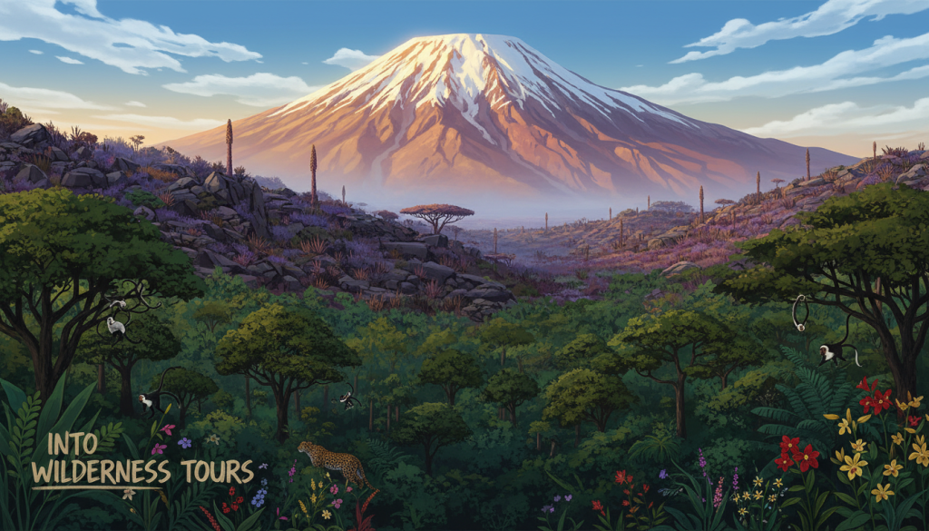 Mt Kilimanjaro climate zones Mt Kilimanjaro climate zones