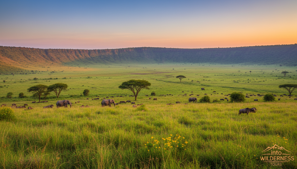 Ngorongoro Crater landscape