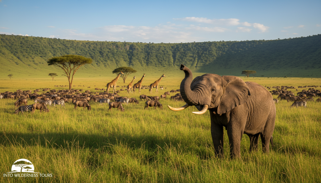 Ngorongoro Crater wildlife