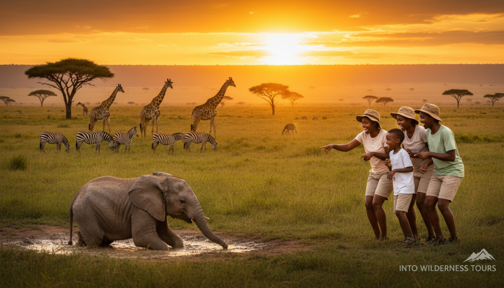 Tanzania family safari activities for young children