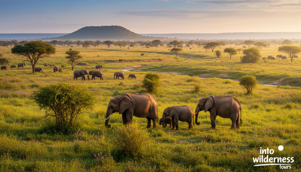 Tarangire elephant valleys