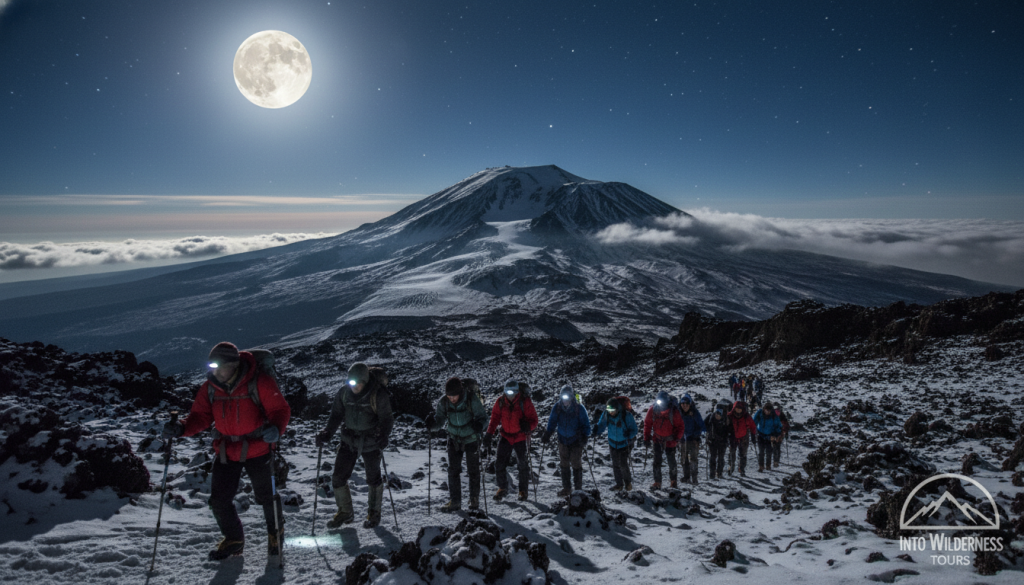 full moon climb Kilimanjaro full moon climb Kilimanjaro
