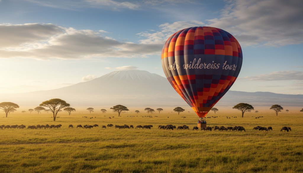 hot air balloon safari tanzania