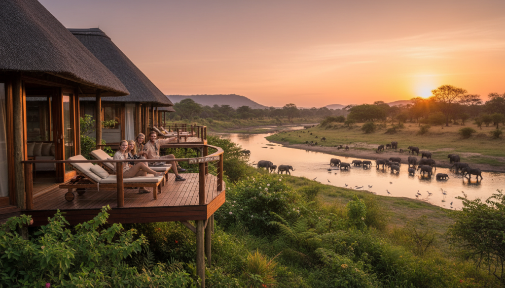 luxury safari lodges in Nyerere National Park